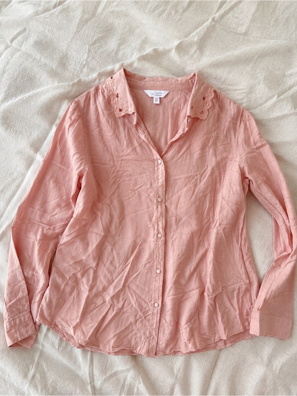 LC Lauren Conrad Top 0X blush pink